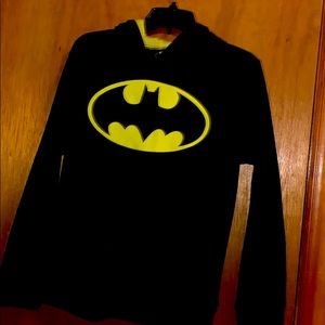 Black & yellow Batman sweatshirt with hood